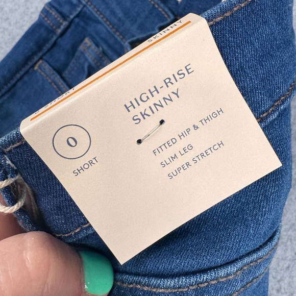 Universal Thread Jeans Womens 0 Short LOT x 3 High Rise Skinny Super Stretch NEW - Picture 11 of 16